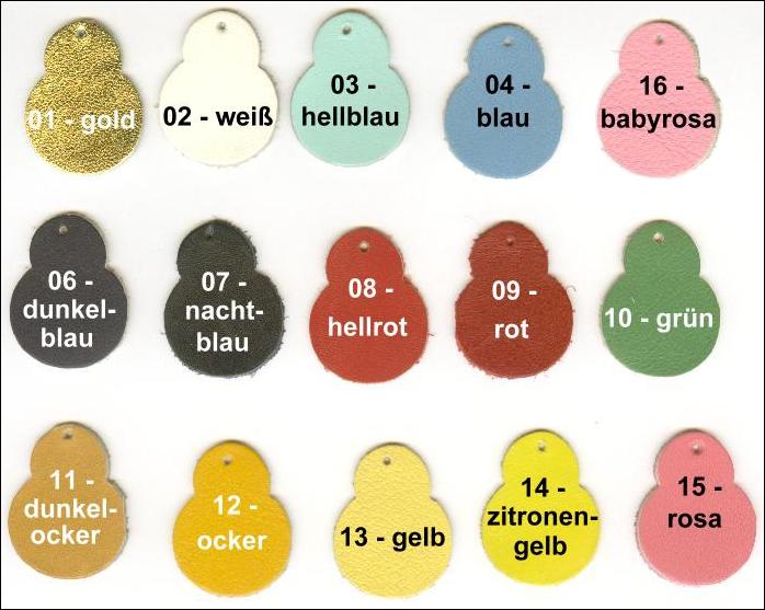 Farbpalette Lauflernschuhe
